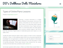 Tablet Screenshot of ddsdollhouse.com